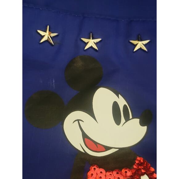 Vintage Disney Mickey Mouse Red, White and Blue Patriotic Duffle Bag NWOT - Picture 4 of 9